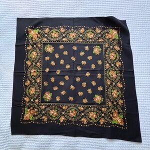 2 Laine Vintage 100% Wool Scarves Swiss and Japanese made